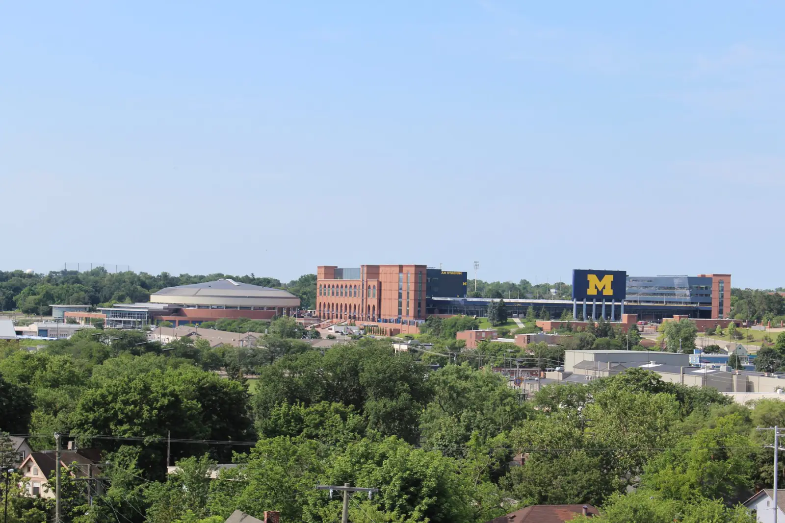 Michigan Stadium, the Big House, on the University of Michigan campus