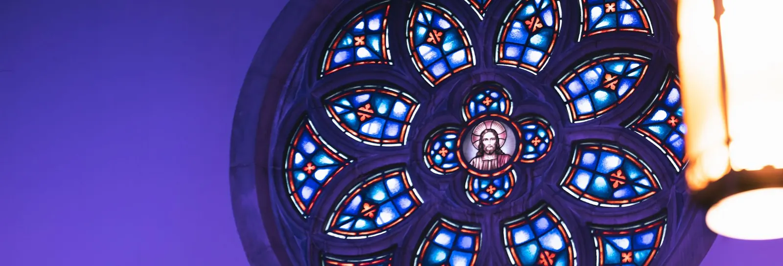 The rose window in the ULC sanctuary